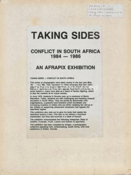 Taking Sides: Conflict in South Africa