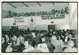 Students attend a youth meeting in Cape Town