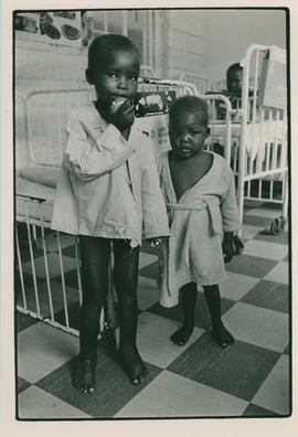 Ward for malnourished children at the Scottish Mission Hospital at Tugela Ferry.
