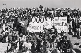 1000 BTR workers on strike - Sarmcol strikers attend COSATU rally