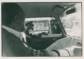 Driver in a taxi rank in Pretoria