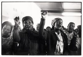 Singing women during the MAWU strike in Brits