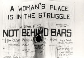 A woman's place is in the struggle, NOT BEHIND BARS - The last meeting of the Detainees Parents S...