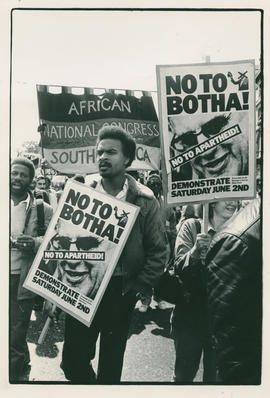 "No to Botha" rally in London