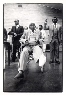 A tribute to Oscar Mpetha (in wheel chair)