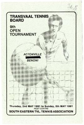 9th Open Tennis Tournament, 2-5 May, 1991