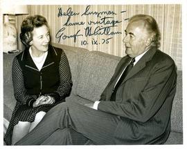 Photo with the Australian Prime Minister Gough Whitlam