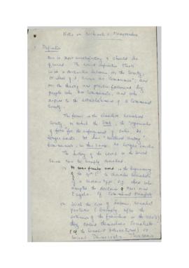 Notes on Bochenski's memorandum