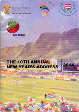 Brochure on history of Sahara Park Newlands Cricket Test Ground in the Western Cape