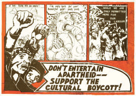 Don't Entertain Apartheid: Support the Cultural Boycott!