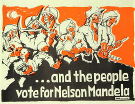 The people vote for Nelson Mandela